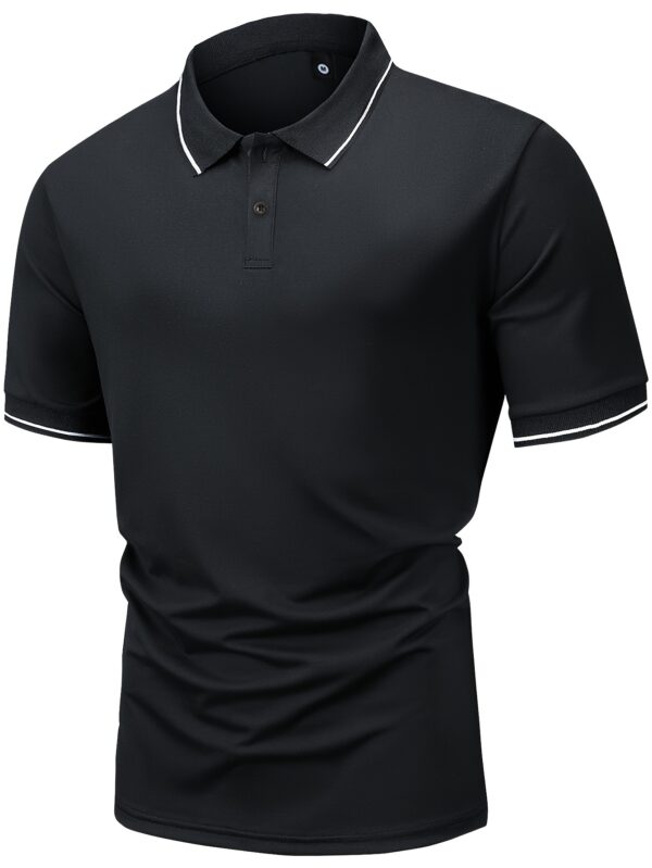 Camiseta golfe manga curta gola lapela 6 peças - Image 8