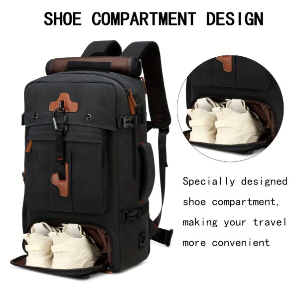 Mochila aprovada aérea compartimento de sapatos - Image 11