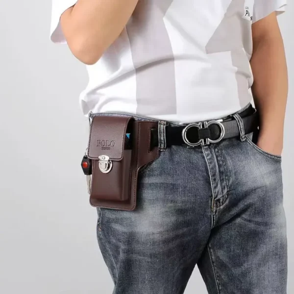 Carteira para cinto masculino vertical - Image 2
