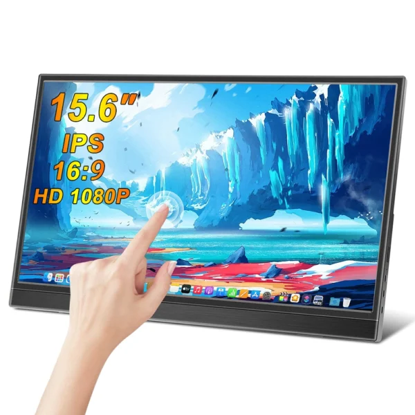Monitor portátil touchscreen PC / Notebook / Celular - Image 9