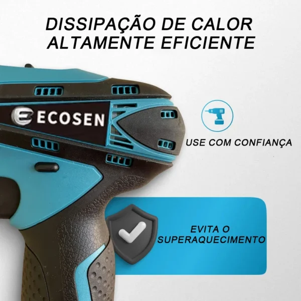 Furadeira e Parafusadeira Bateria estojo e acessórios - Image 4