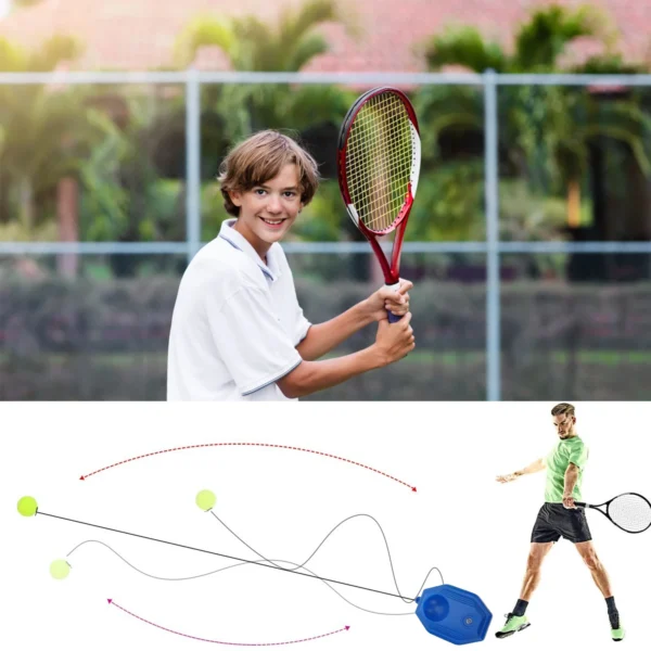 Instrutor de tênis bola rebote com corda - Image 3