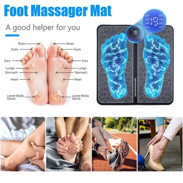 Almofada massageadora de pés elétrica - Image 2