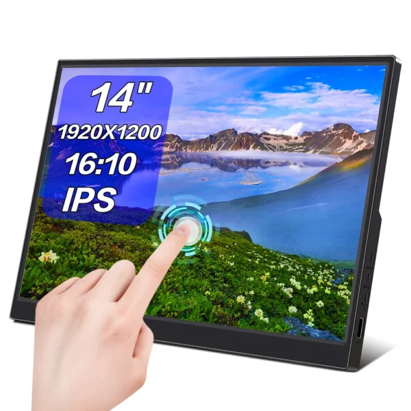 Monitor portátil touchscreen PC / Notebook / Celular - Image 10