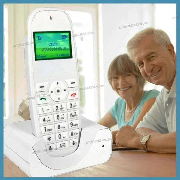 Telefone sem fio GSM cartão SIM fixo móvel - Image 4