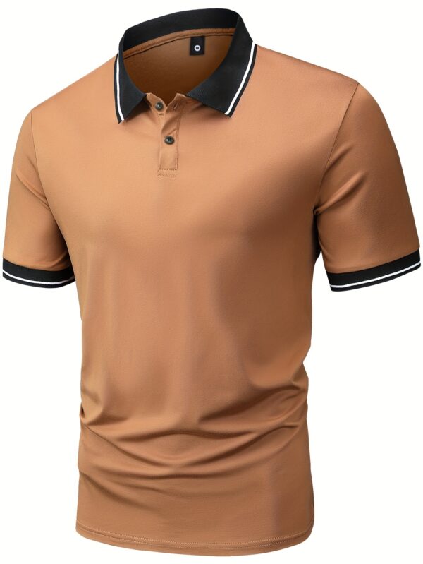 Camiseta golfe manga curta gola lapela 6 peças - Image 7